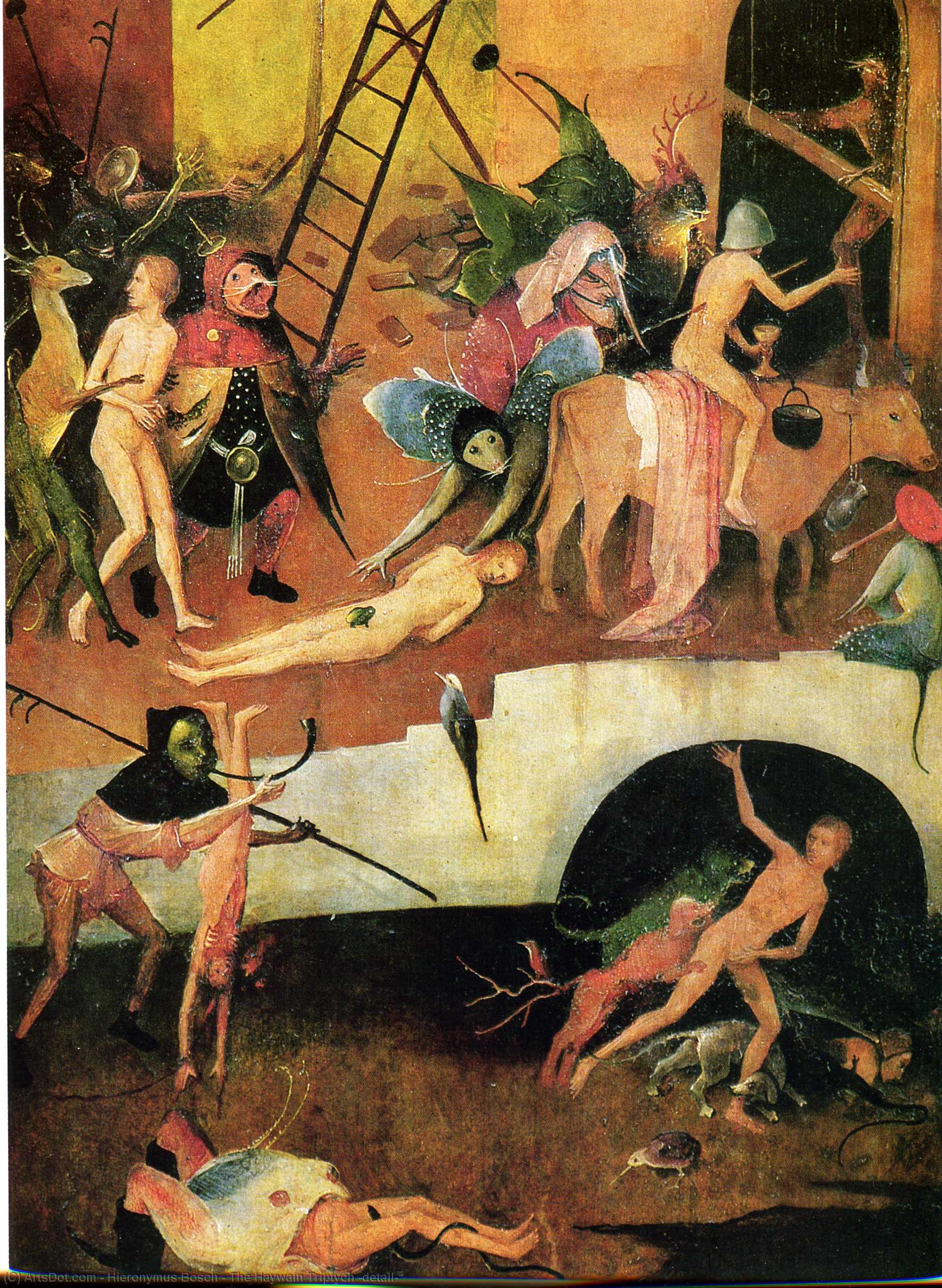 The Haywain Triptych (detail) — Hieronymus Bosch