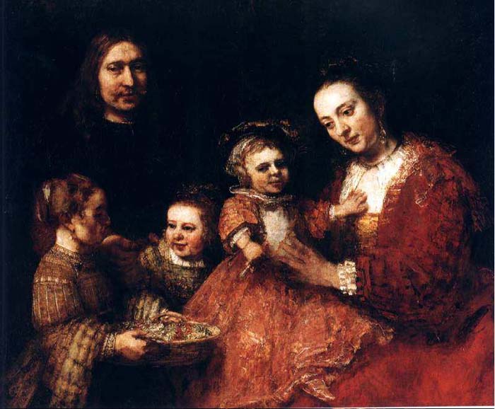 Portrait De Famille, Brunswick — Rembrandt Van Rijn