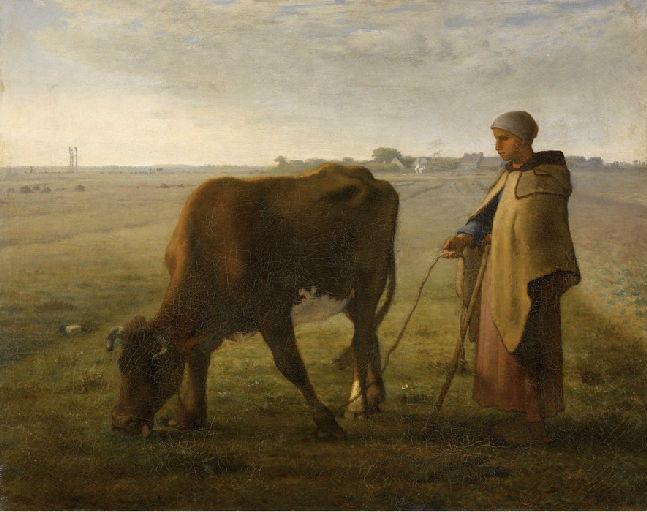 La Gardeuse De Vache — Jean-françois Millet