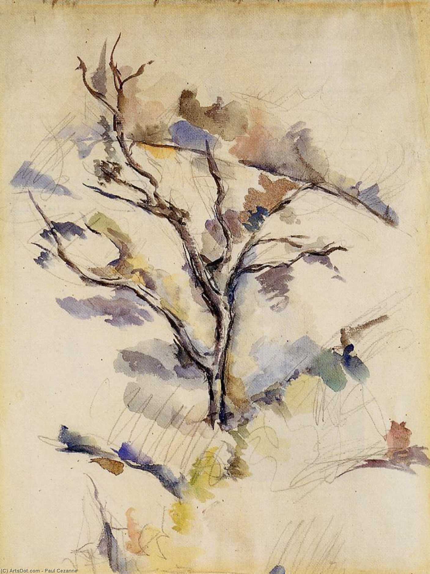 El Roble — Paul Cézanne