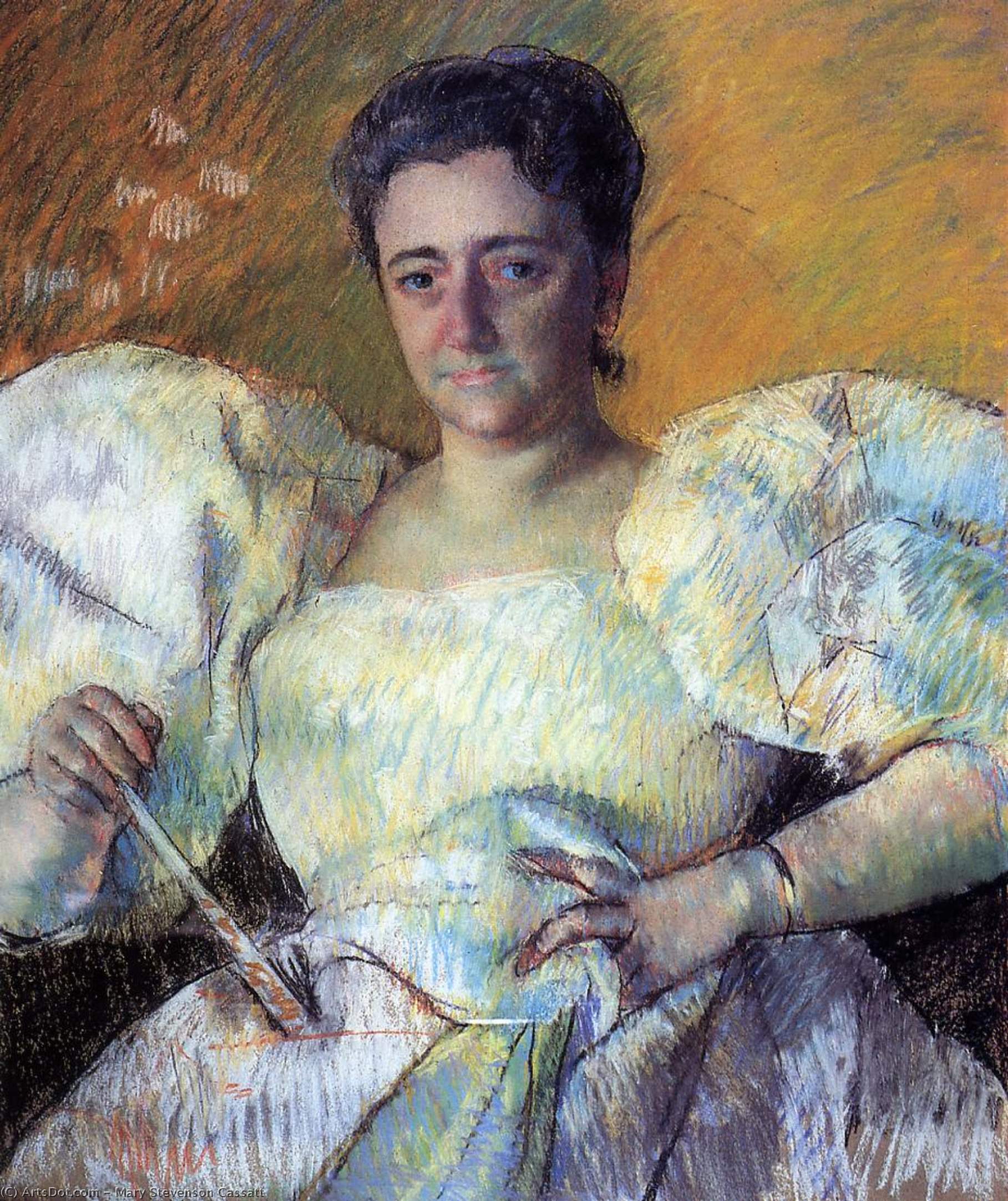 Portrait Of Mrs. H. O. Hevemeyer — Mary Stevenson Cassatt