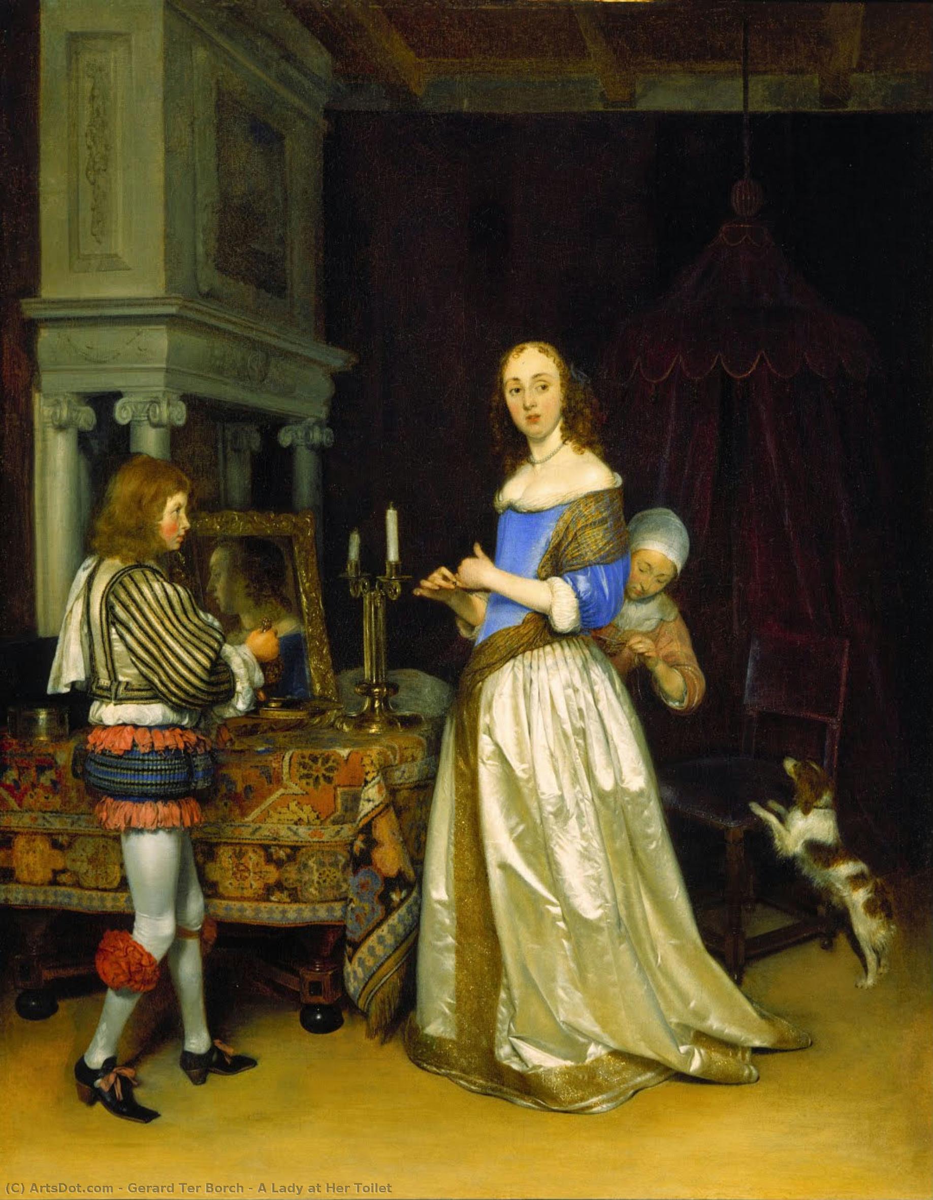 A Lady At Her Toilet — Gerard Ter Borch