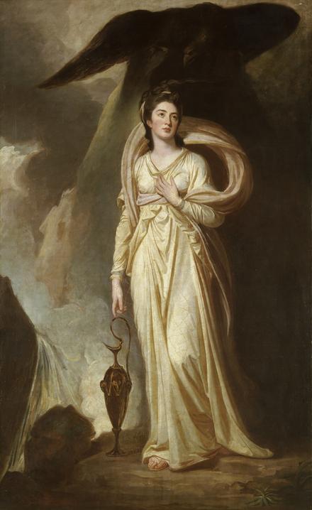 Viscountess Bukeley As Hebe — George Romney