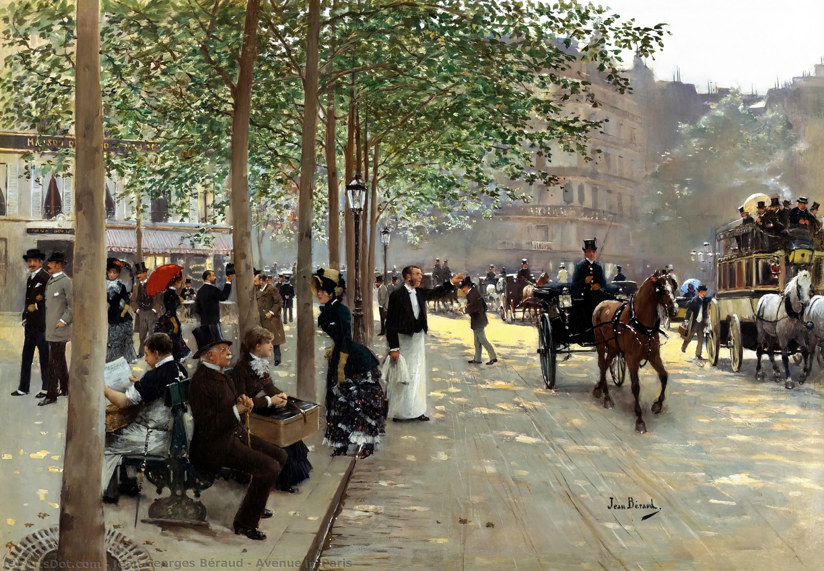 Avenue In Paris — Jean Georges Béraud