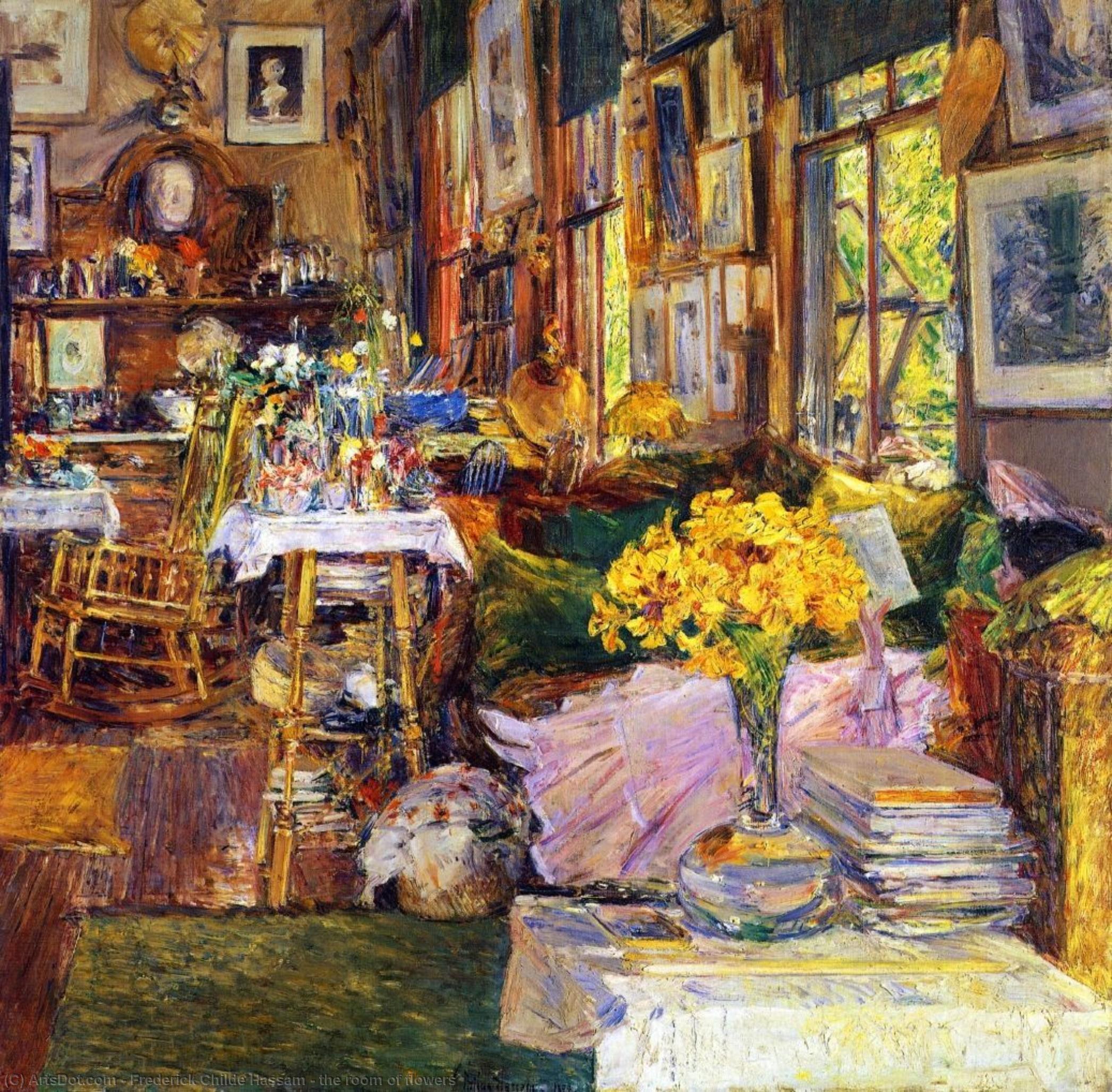La Habitación De Las Flores — Frederick Childe Hassam