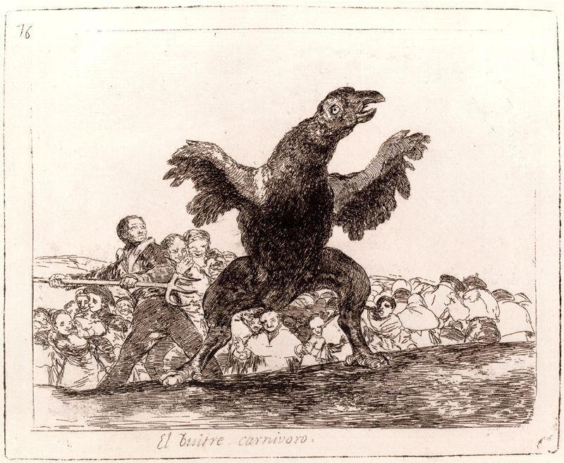 El Buitre Carnívoro — Francisco José De Goya Y Lucientes