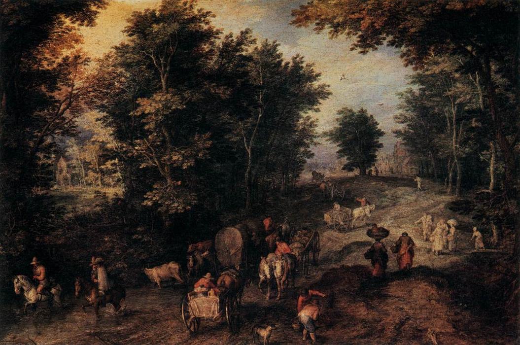 The Caravan — Jan Brueghel The Elder