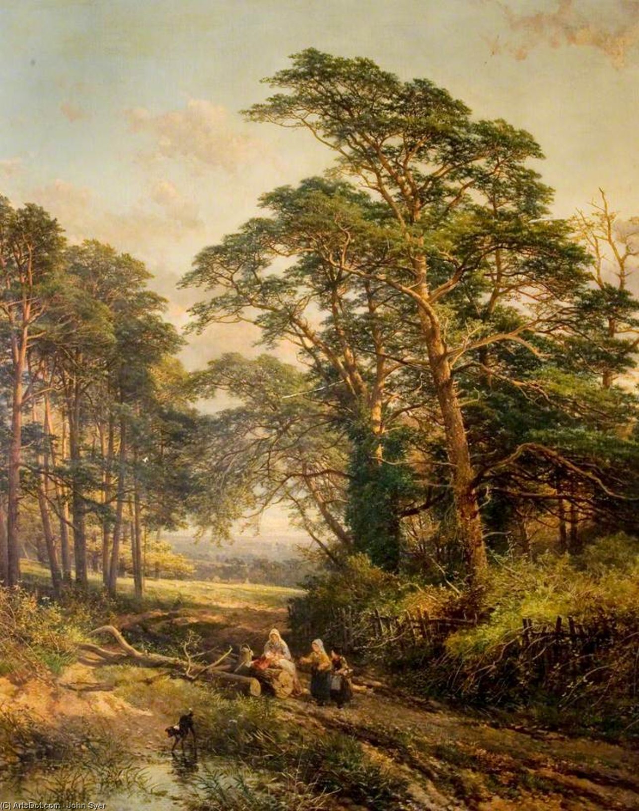 King's Weston Park, Near Bristol — John Syer