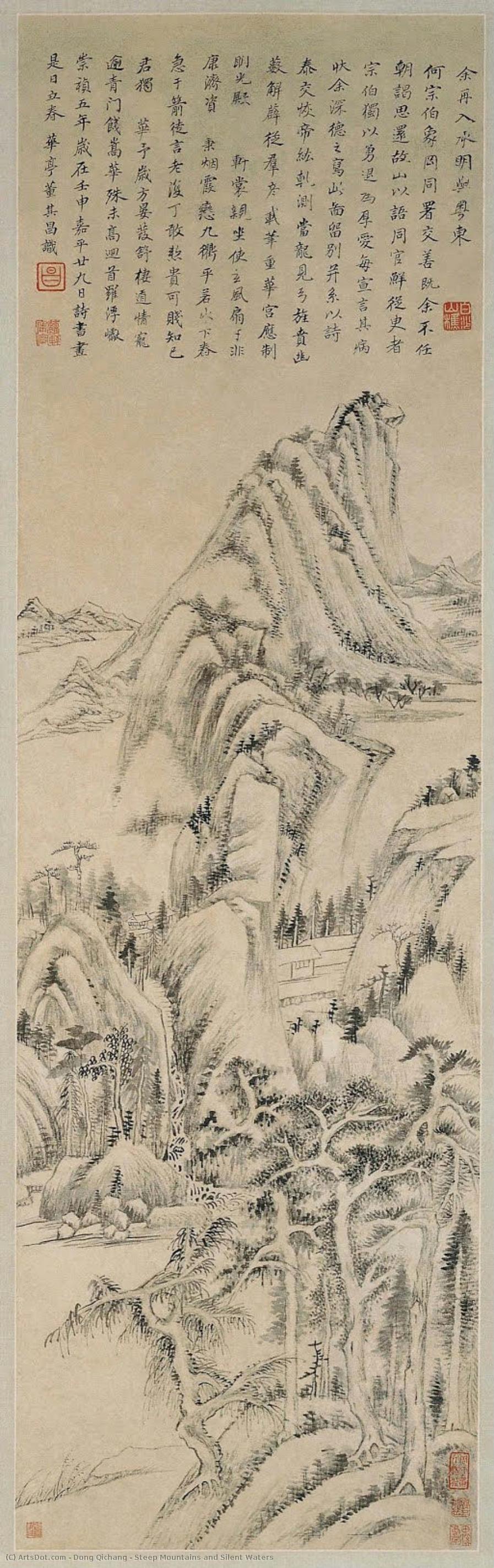 Steep Mountains And Silent Waters — Dong Qichang