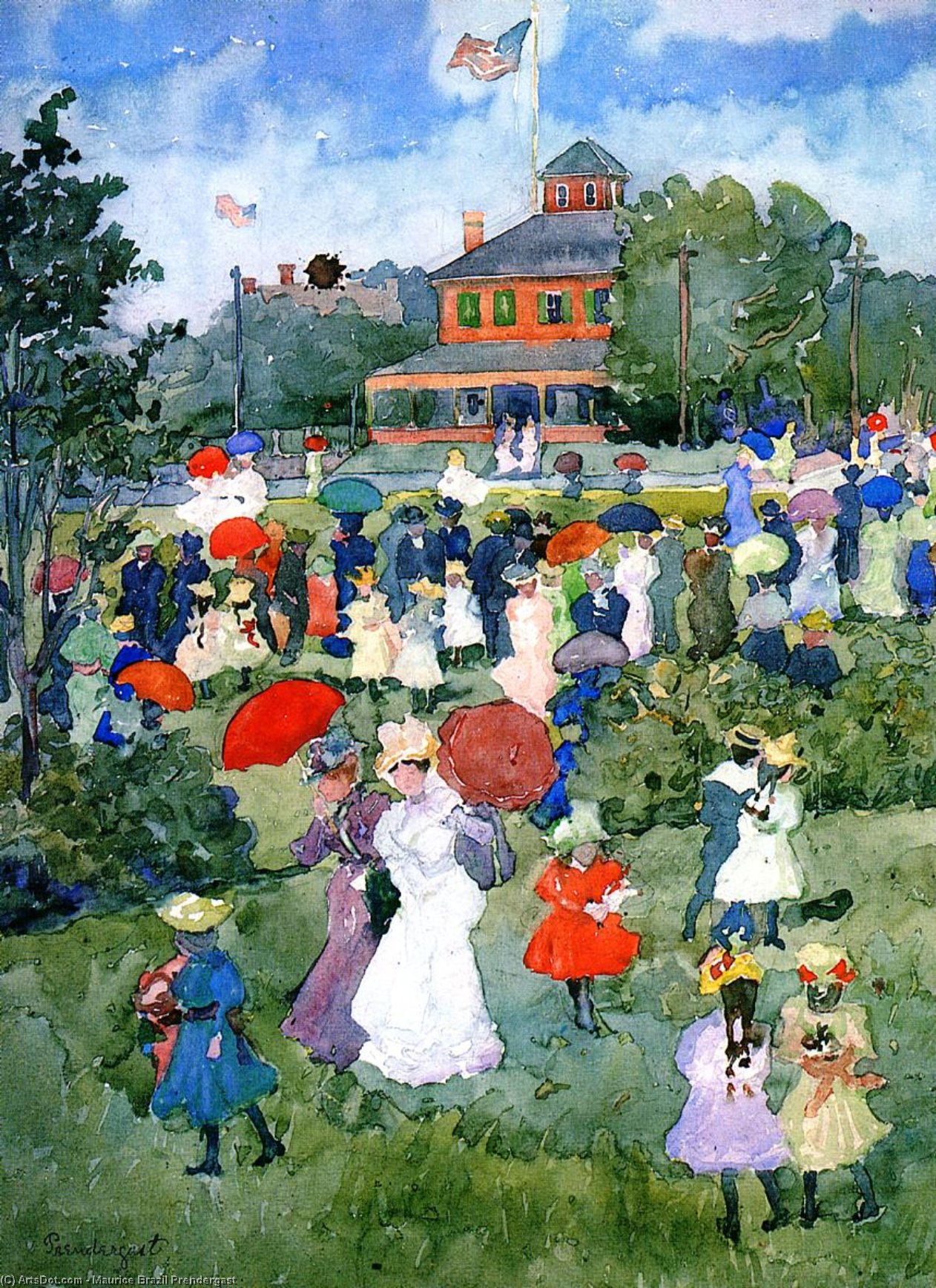 Franklin Park, Boston — Maurice Brazil Prendergast