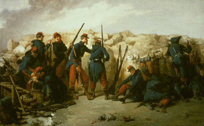 Tranchée Devant Sébastopol — Isidore Alexandre Augustin Pils