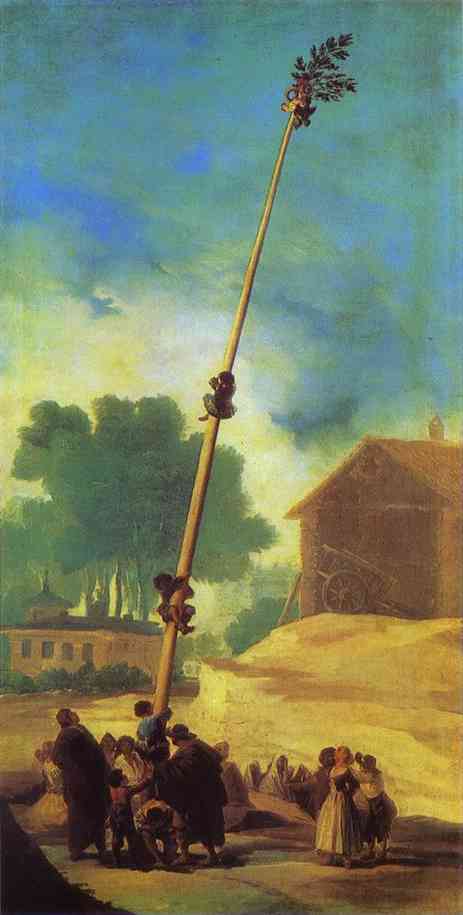 The Greasy Pole (la Cucana) — Francisco José De Goya Y Lucientes