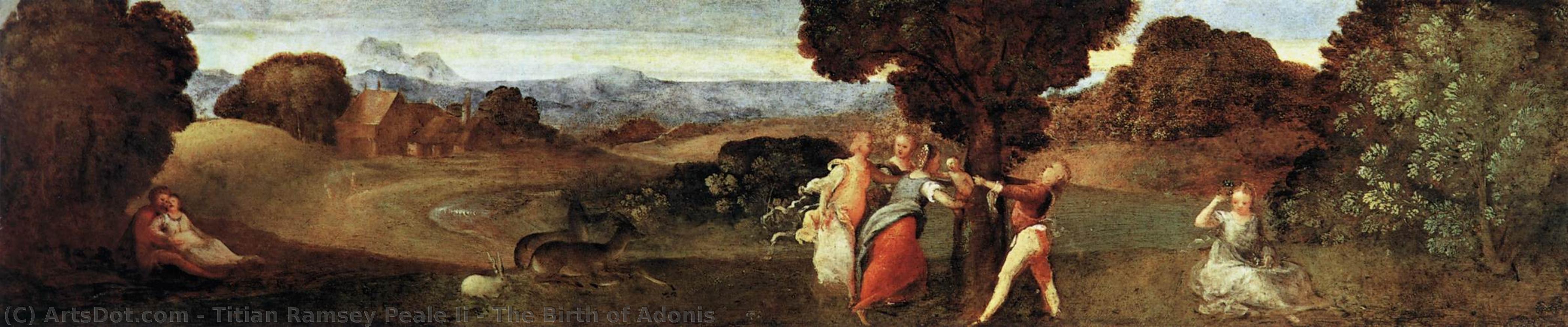 The Birth Of Adonis — Titian Ramsay Peale Ii