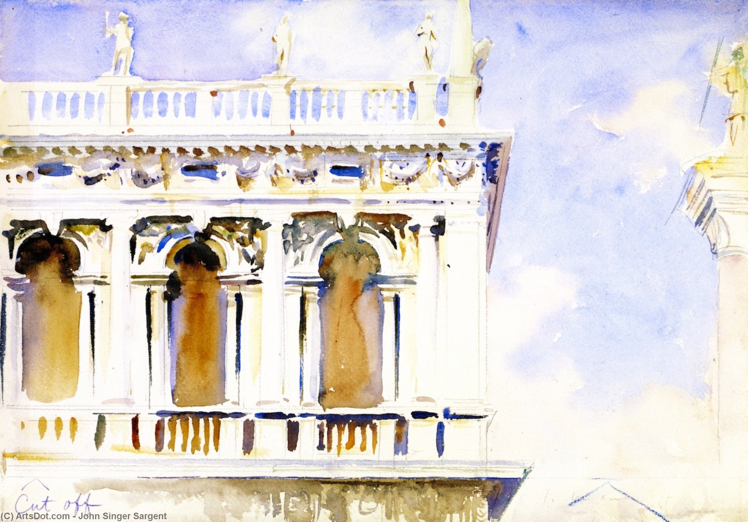 A Note (also Known As A Note (the Libreria, Veice) — John Singer Sargent