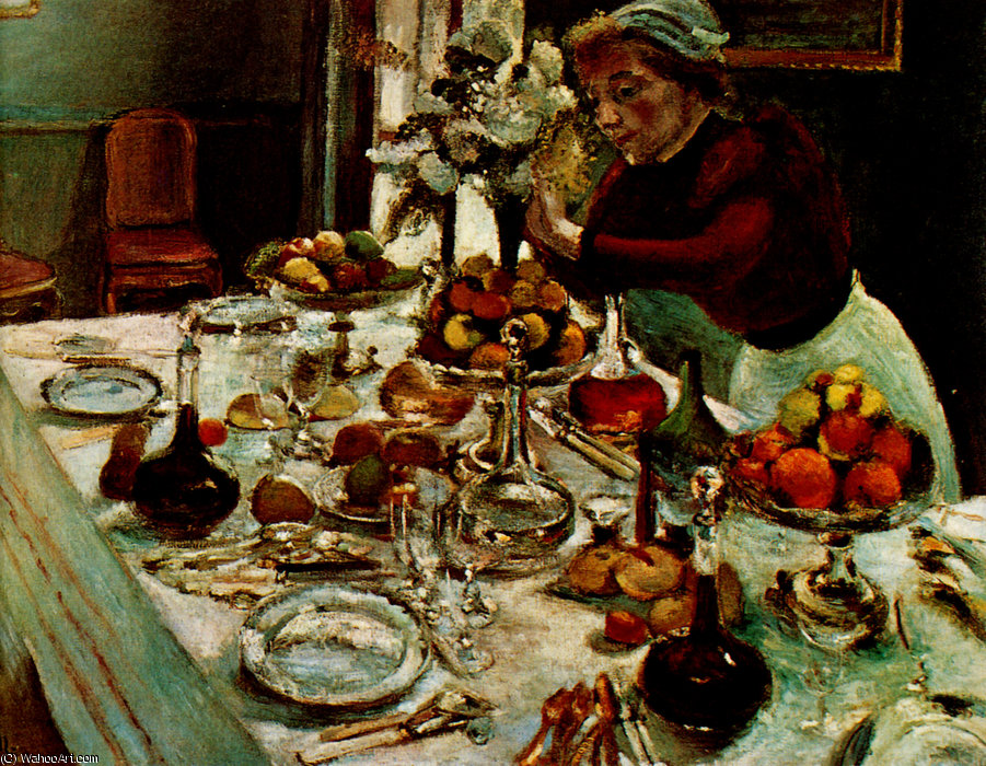 La Desserte Huile Sur Toile Collection Particulière — Henri Matisse