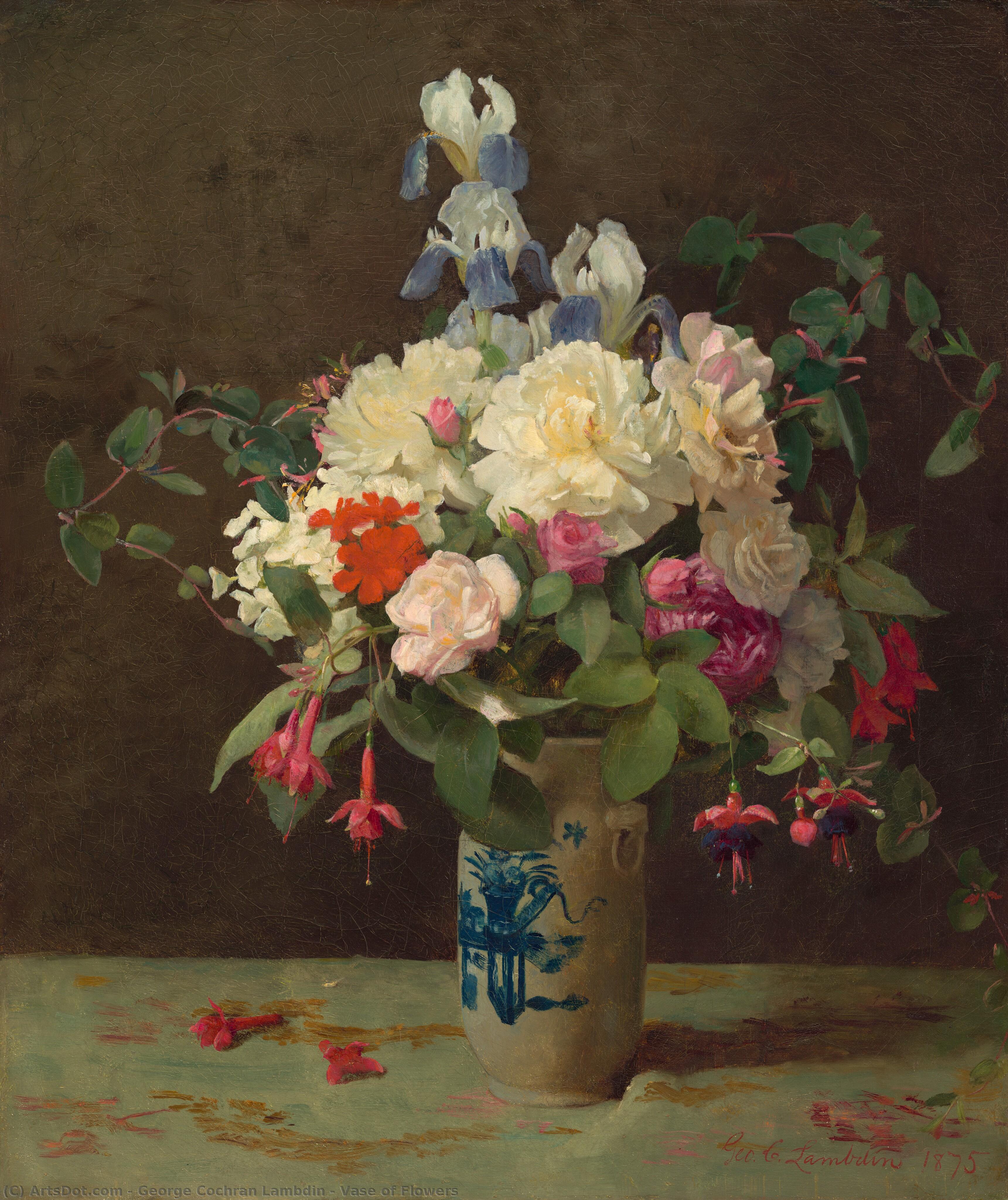 Vase Of Flowers — George Cochran Lambdin