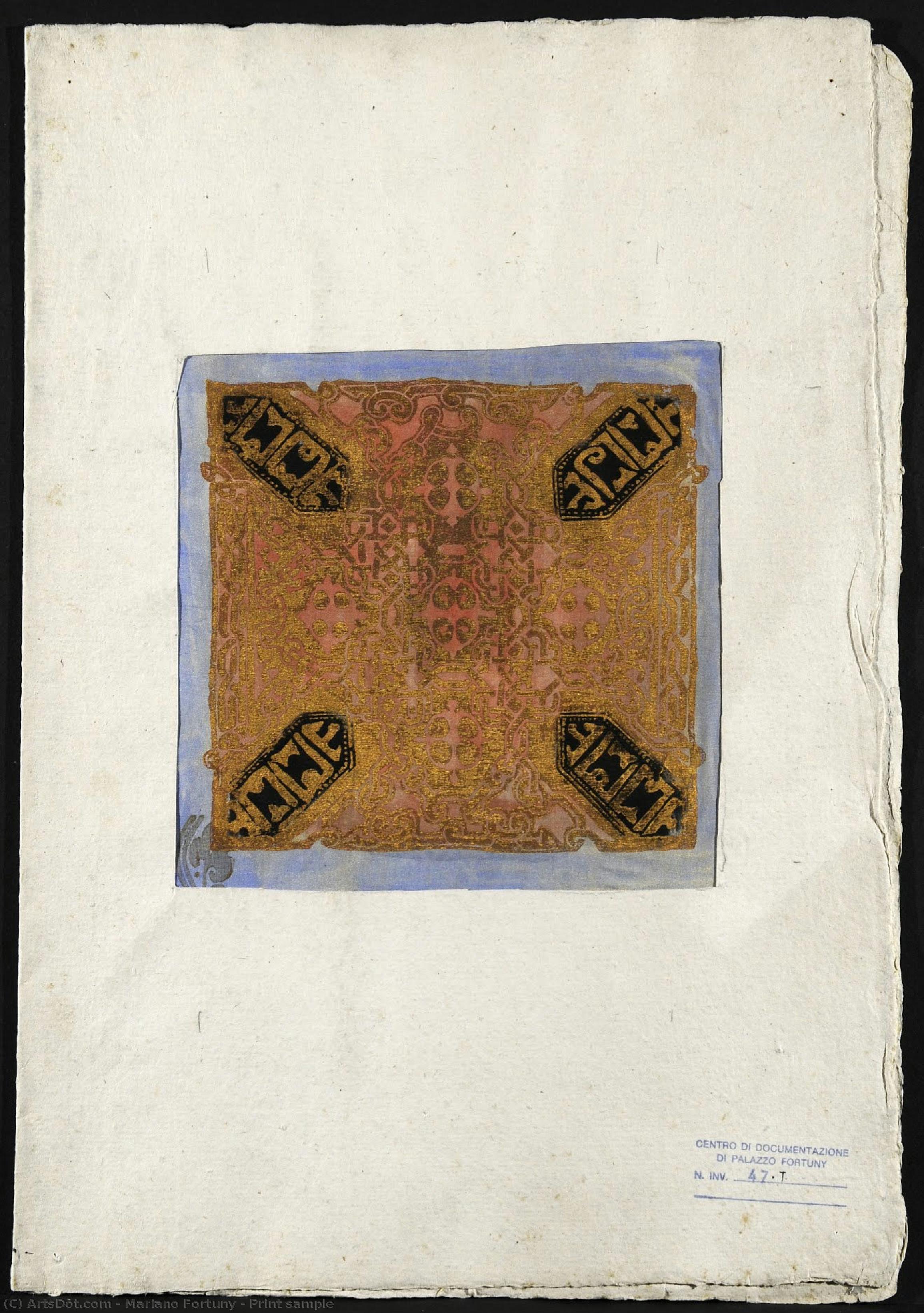 Druckmuster — Mariano Fortuny