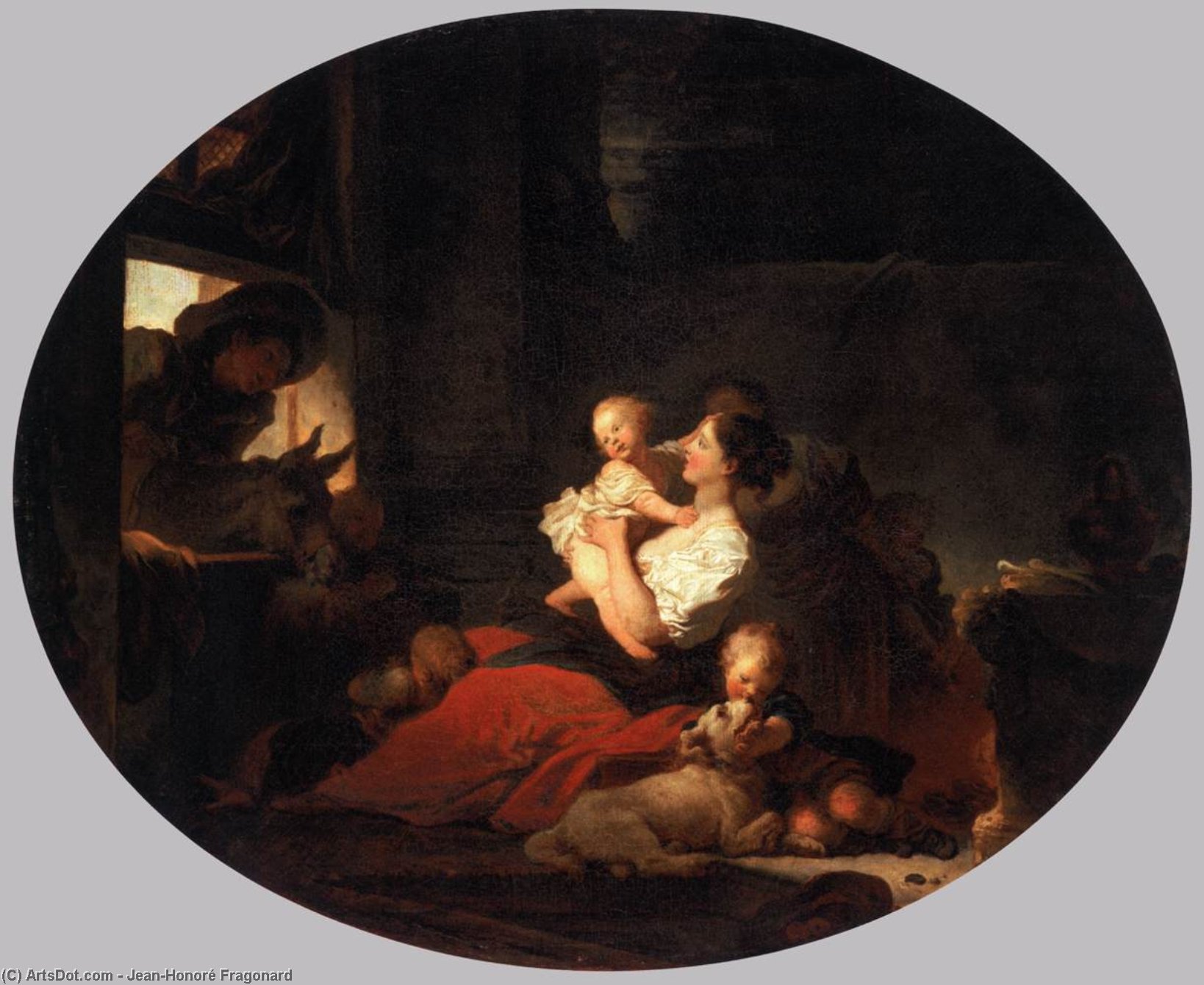 The Happy Family — Jean-honoré Fragonard