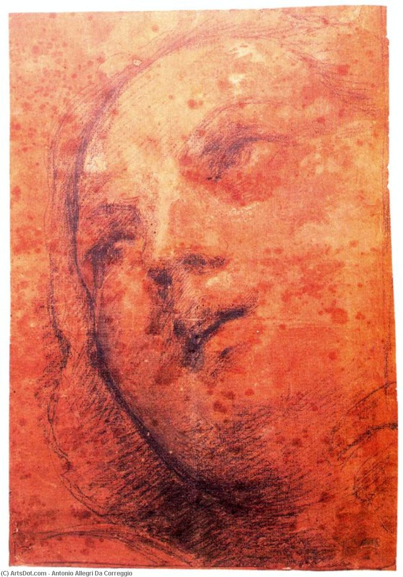 Head Of An Angel — Antonio Allegri Da Correggio