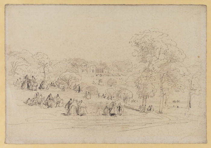 Landscape With A View Of Kenwood House — David Cox