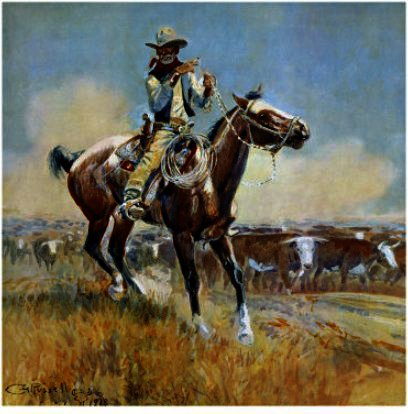 Beef For The Fighters — Charles Marion Russell