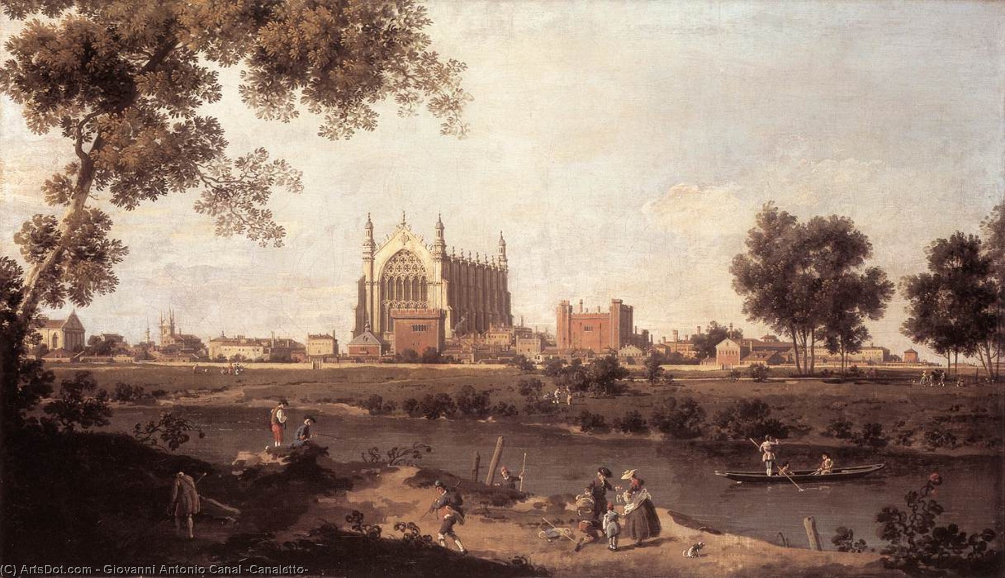 Eton College Chapel — Canaletto