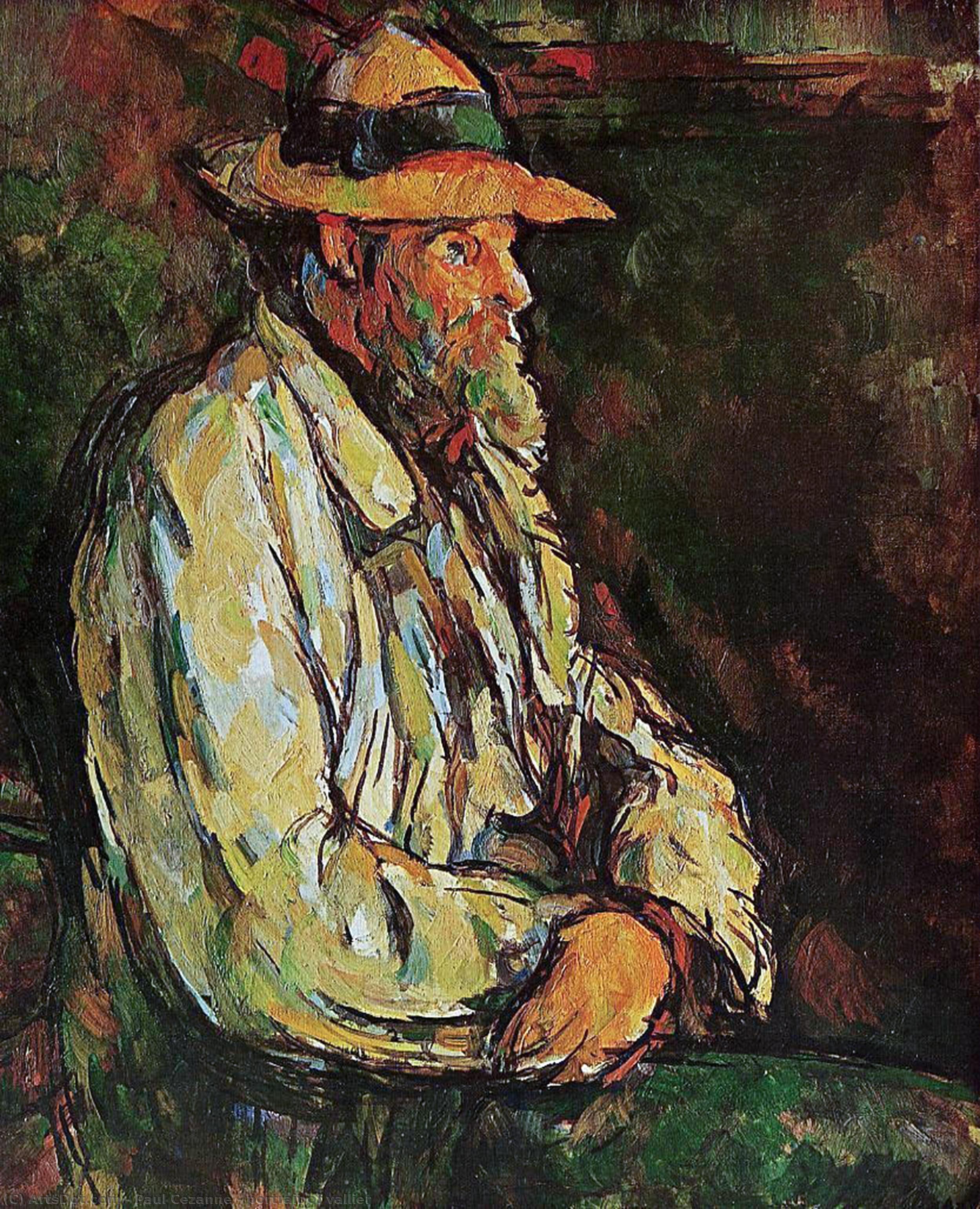 Portrait Of Vallier — Paul Cézanne