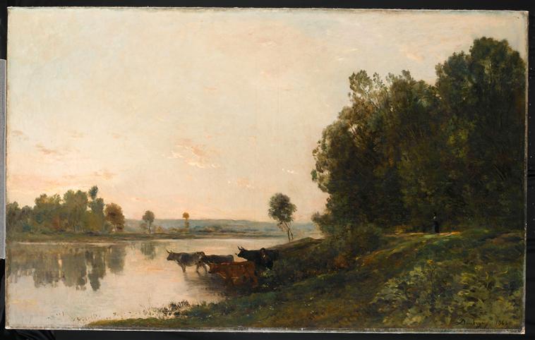 Les Bords De L'oise — Charles-françois Daubigny