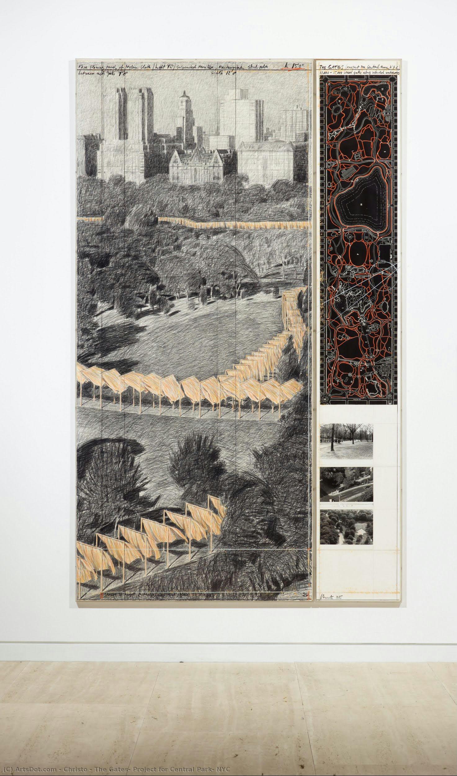 The Gates, Project For Central Park, Nyc — Christo
