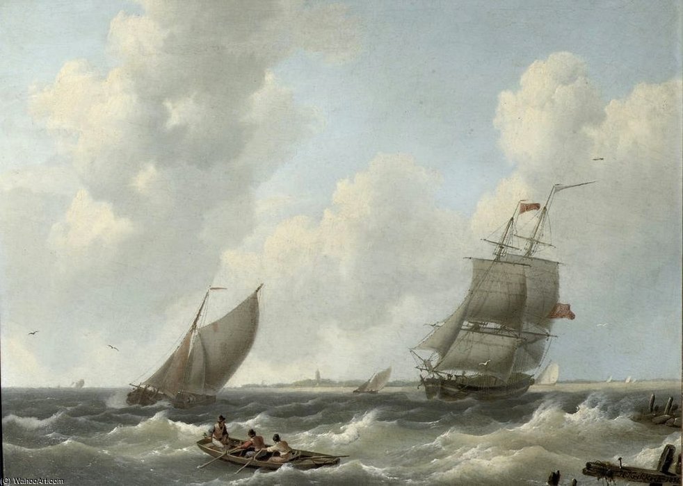 Shipping On Choppy Waters — Hermanus Junior Koekkoek