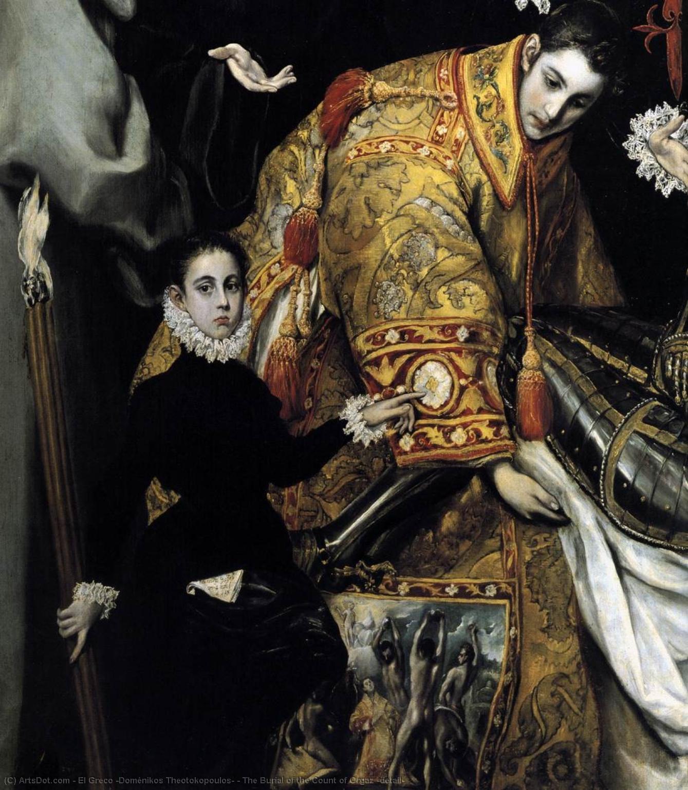 The Burial Of The Count Of Orgaz (detail) — El Greco