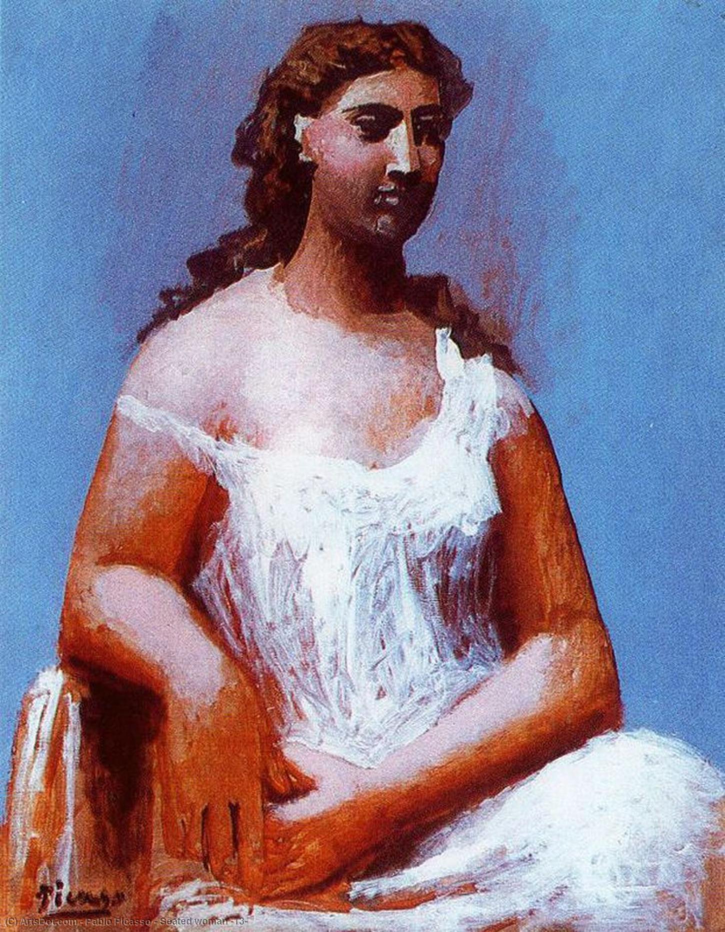 Seated Woman (13) — Pablo Picasso