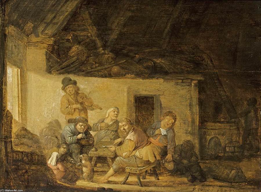A Barn Interior — Pieter Symonsz Potter