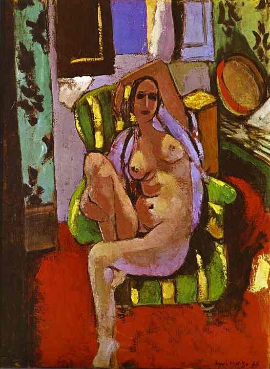 Nude Sentado En Un Sillón — Henri Matisse
