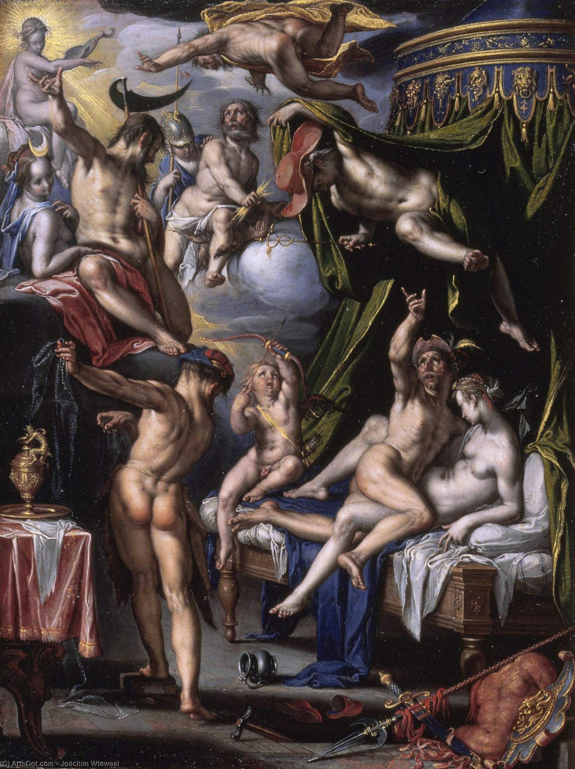 Mars And Venus Surprised By Vulcan — Joachim Anthonisz Wtewael