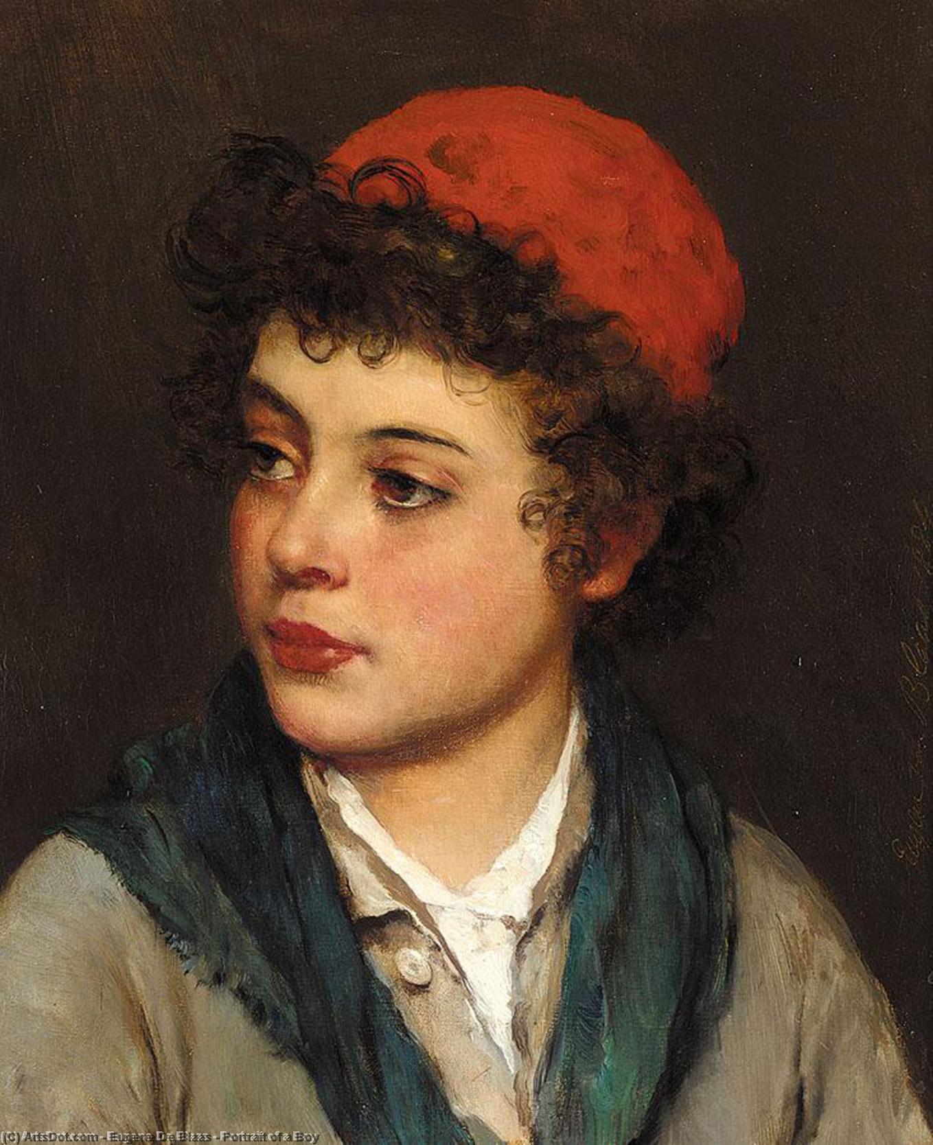 Portrait Of A Boy — Eugen Von Blaas