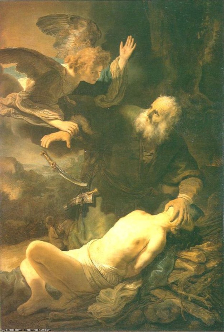 Sacrifice Of Abraham — Rembrandt Van Rijn