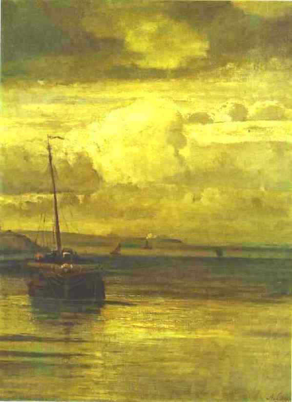 Volga Landscape — Alexei Kondratyevich Savrasov