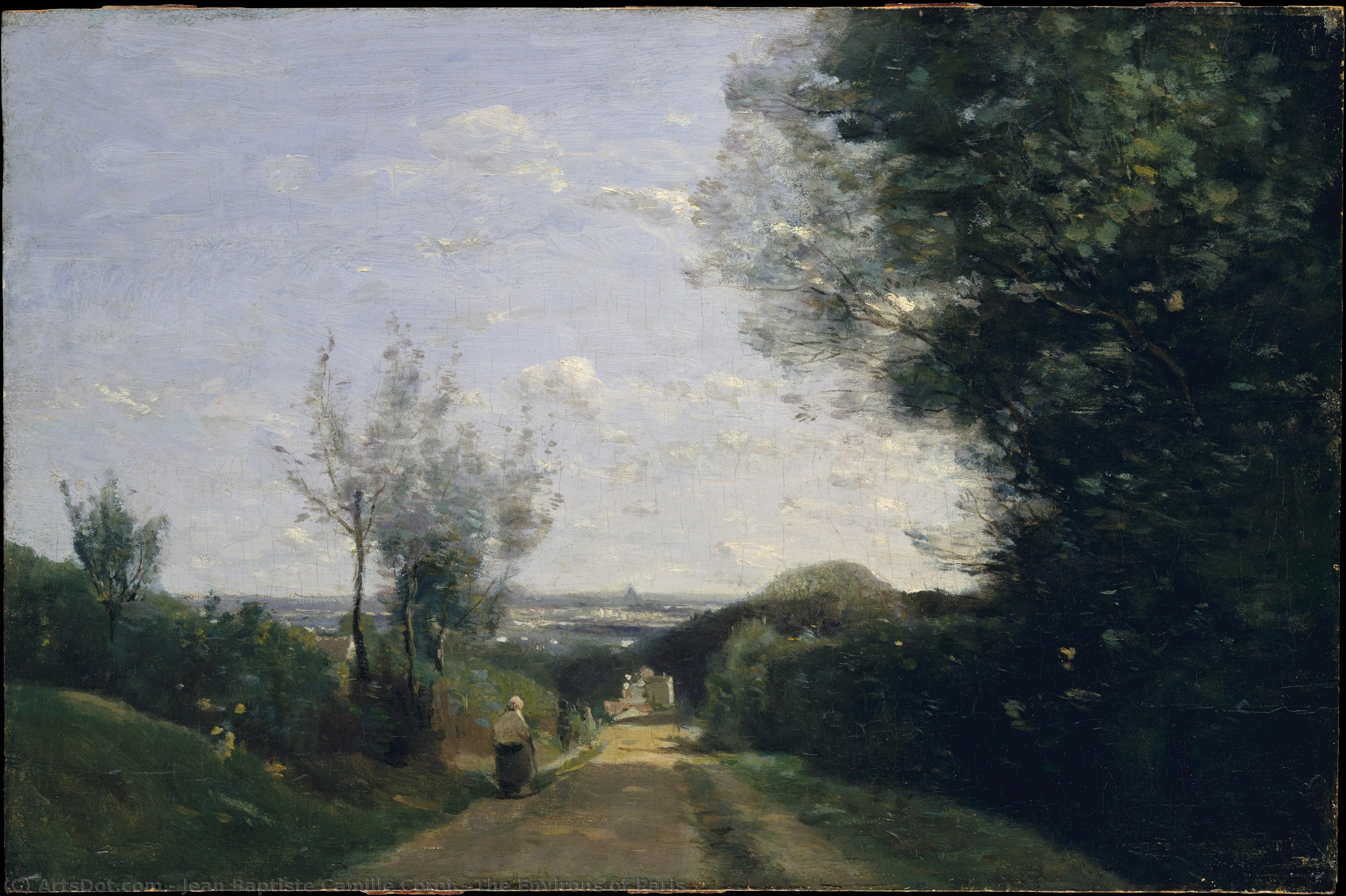 The Environs Of Paris — Jean-baptiste-camille Corot