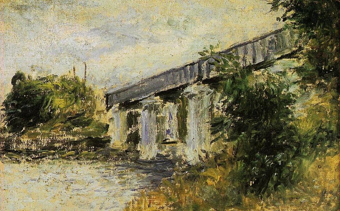 Brücke Über Die Seine Bei Argenteuil — Claude Monet