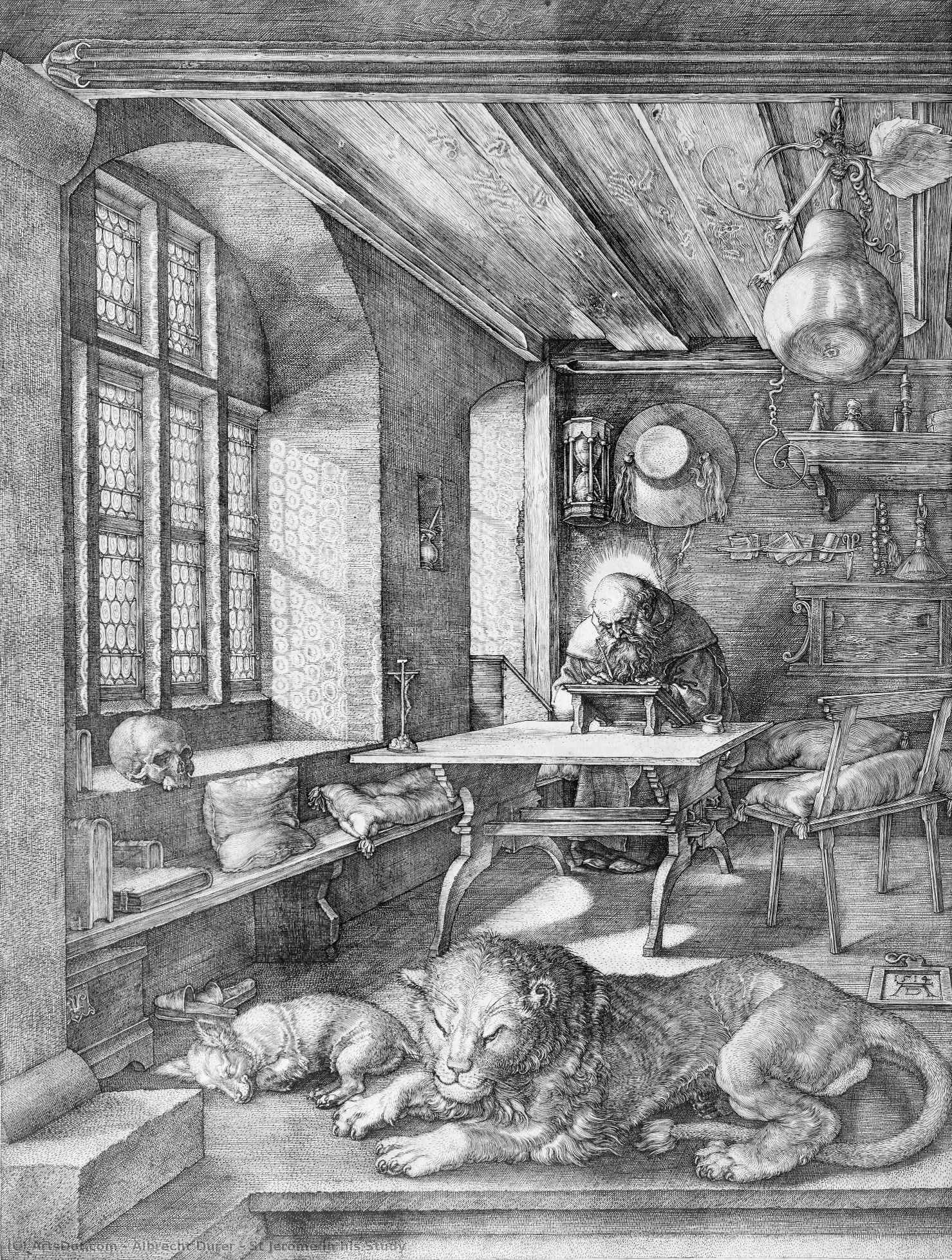 St Jerome In His Study — Albrecht Dürer