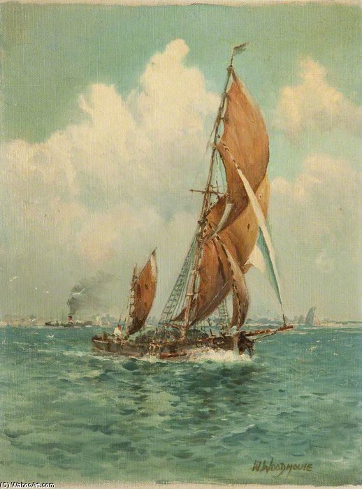 Sailing Ships And Steamer — William Arnold Woodhouse