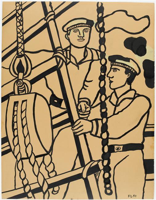 The Two Sailors — Fernand Léger