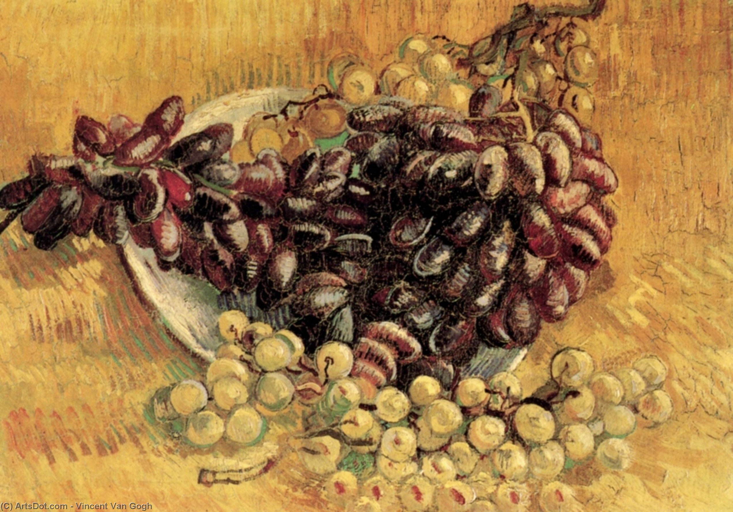 Still Life With Grapes — Vincent Willem Van Gogh