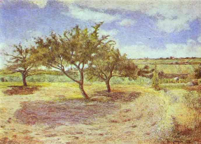 Apple Trees In Blossom — Eugène Henri Paul Gauguin
