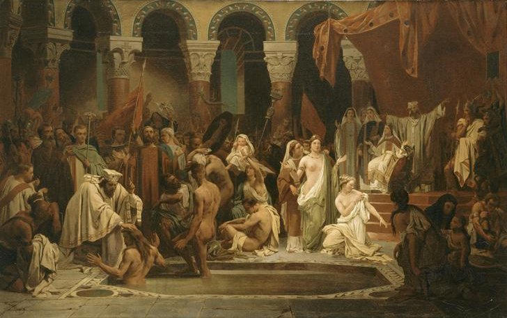 Le Bapteme De Clovis — Rigo Jules