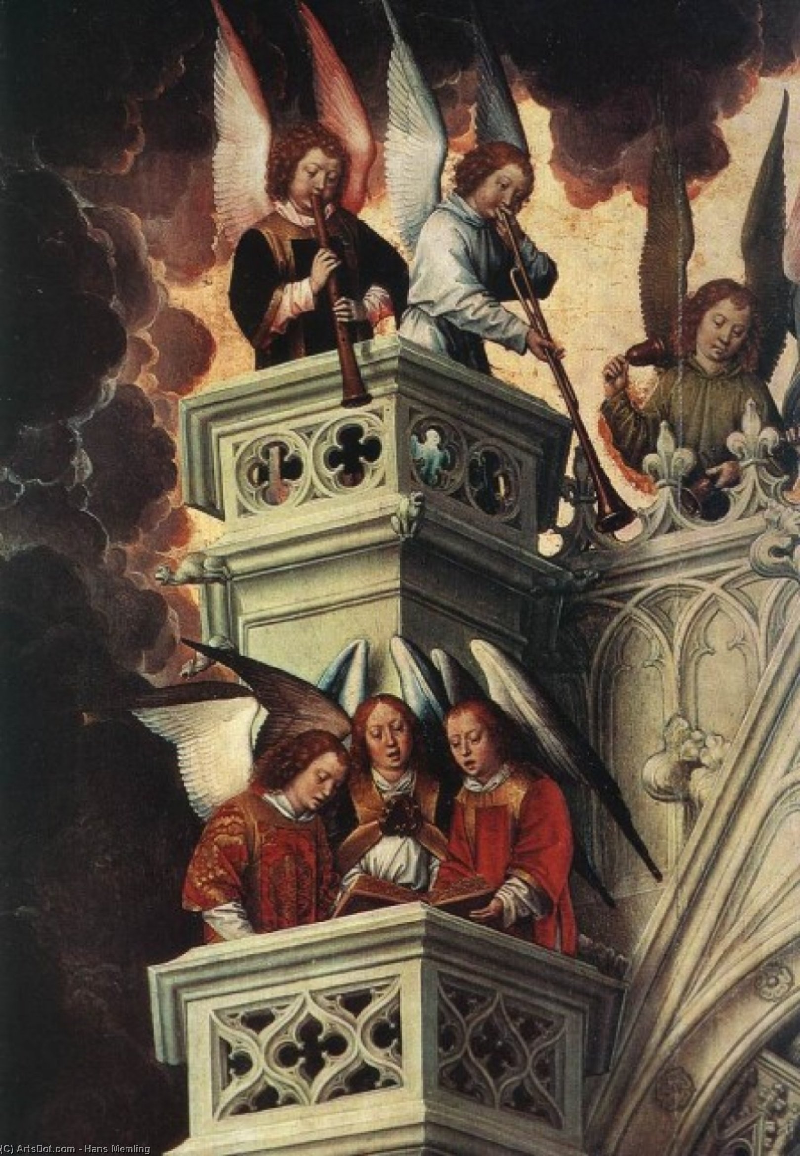 Last Judgment Triptych (detail) (17) — Memling, Hans