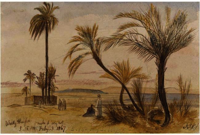 Wady Halfen, Egypt — Edward Lear