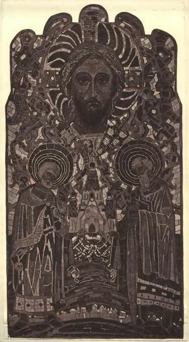 Christ The Saviour. Saint Peter And Saint Paul. — Nicholas Roerich