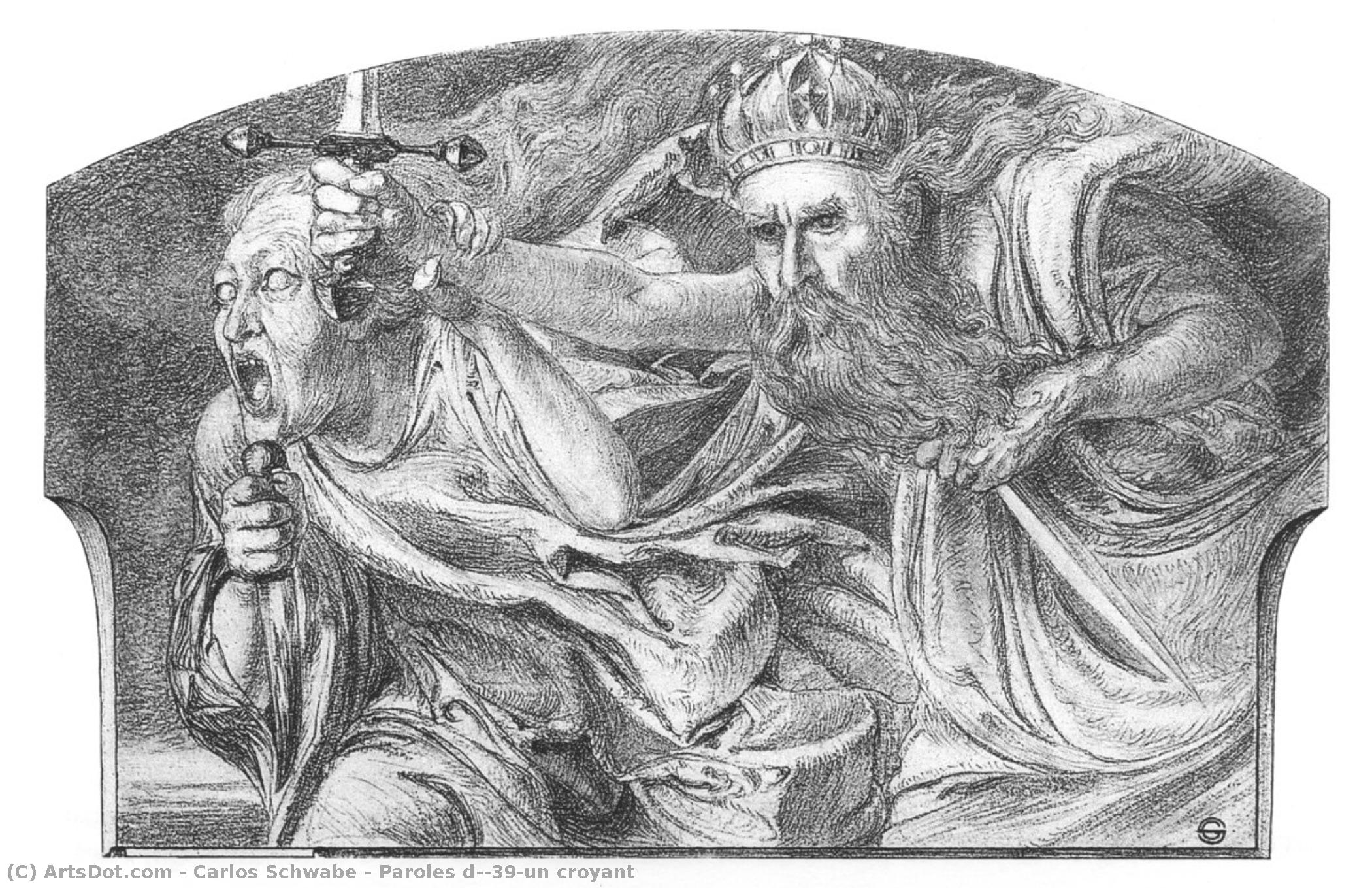 Paroles D'un Croyant — Carlos Schwabe